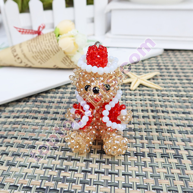beaded bear charms